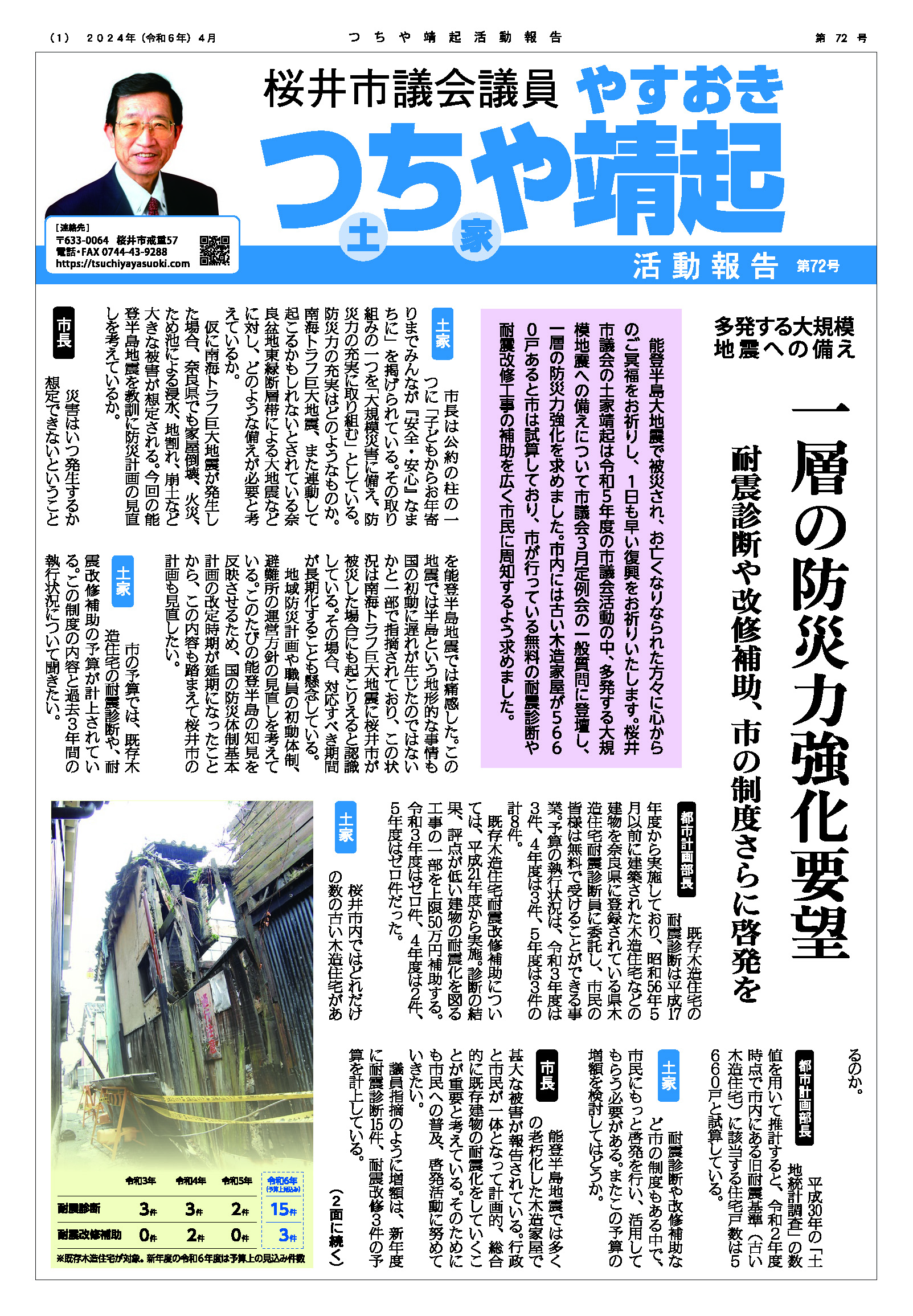 土家靖起市政報告